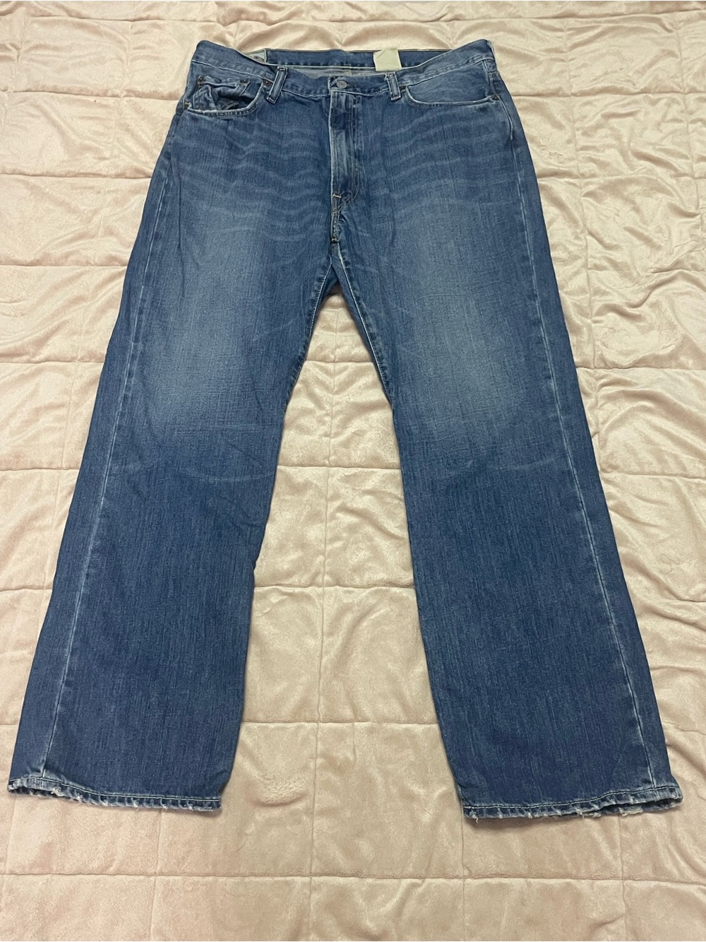 Vtg Abercrombie & Fitch Mens 36x34 5-Pocket Jeans Extra Heavy Ounce Denim Boot